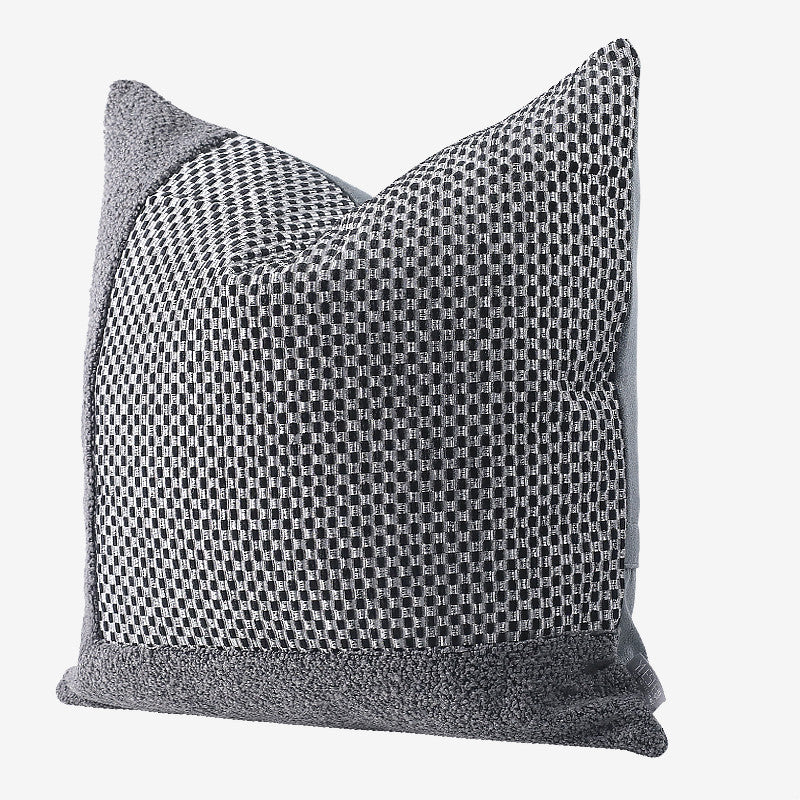 Modern Minimalist Dark Gray Model Room Sofa Back