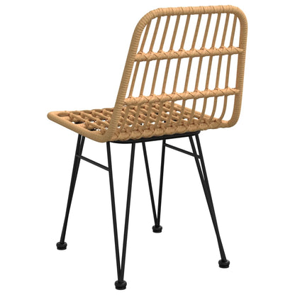 Garden Chairs, 2 pcs., 48x PE rattan
