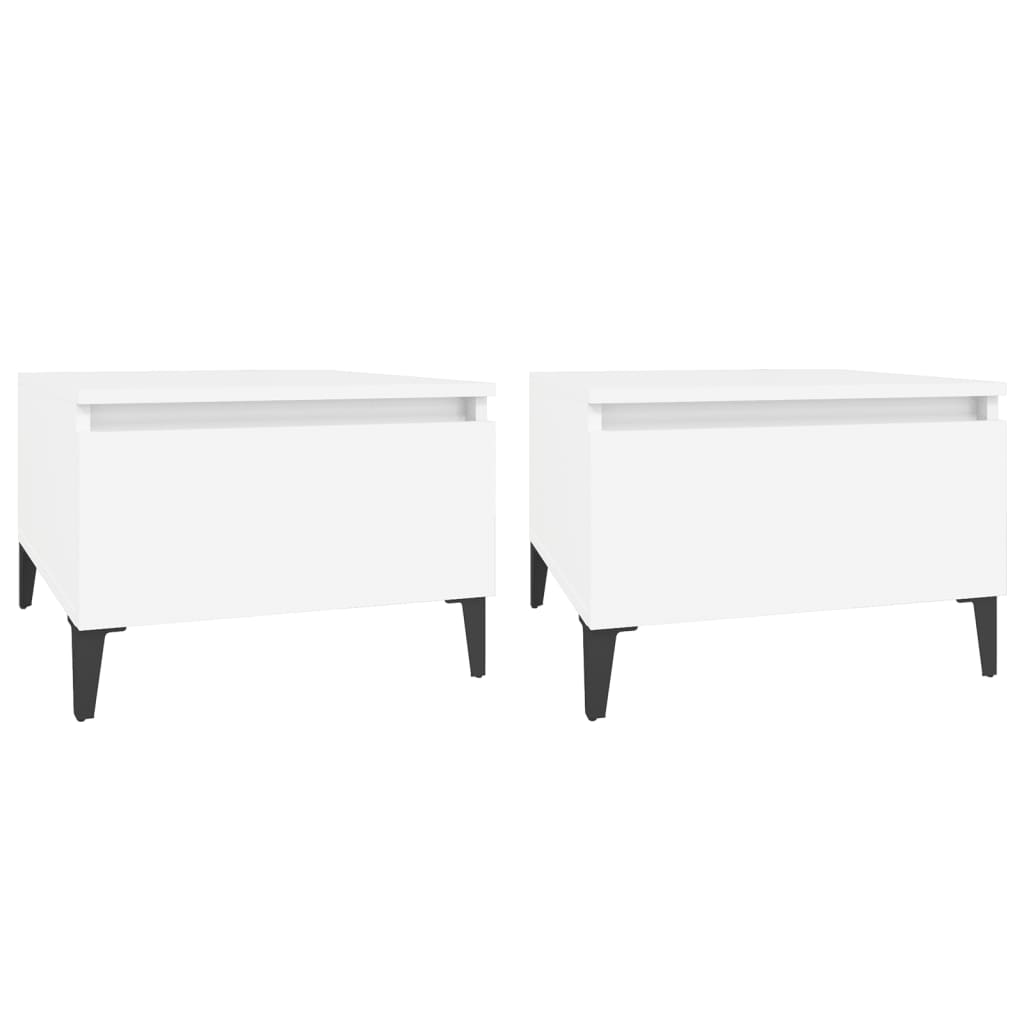 Side Tables, 2 pcs. 50x Wood-based material   Side Tables
