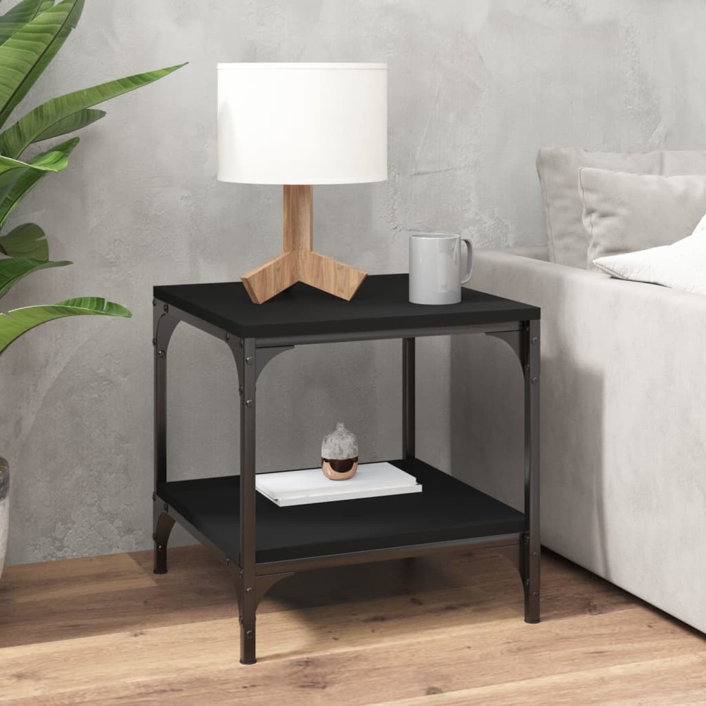 Side Tables, 2 pcs., 40x Wood-based material   Side Tables