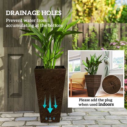 Set of 3 Tall Planters