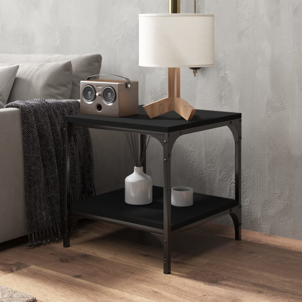 Side Tables, 2 pcs., 40x Wood-based material   Side Tables